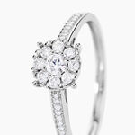 Bague Cilka Or Blanc Diamant - Bagues avec pierre Femme | Histoire d&rsquo;Or