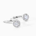 Boucles D'oreilles Pendantes Or Blanc Pauliina Diamants - Boucles d'oreilles pendantes Femme | Histoire d&rsquo;Or