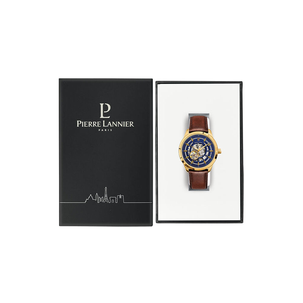 Montre Pierre Lannier Automatique Bleu - Montres Homme | Histoire d’Or
