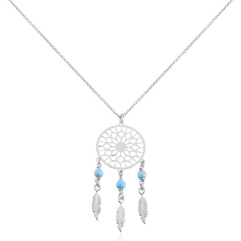 Collier Anoki Argent Blanc - Colliers fantaisie Femme | Histoire d’Or