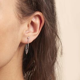 Boucles D'oreilles Pendantes Argent Leent - Boucles d'oreilles fantaisie Femme | Histoire d’Or