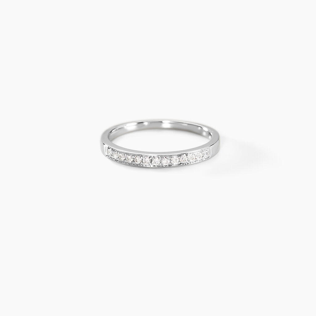 Alliance Rhea Or Blanc Diamant - Alliances Femme | Histoire d’Or