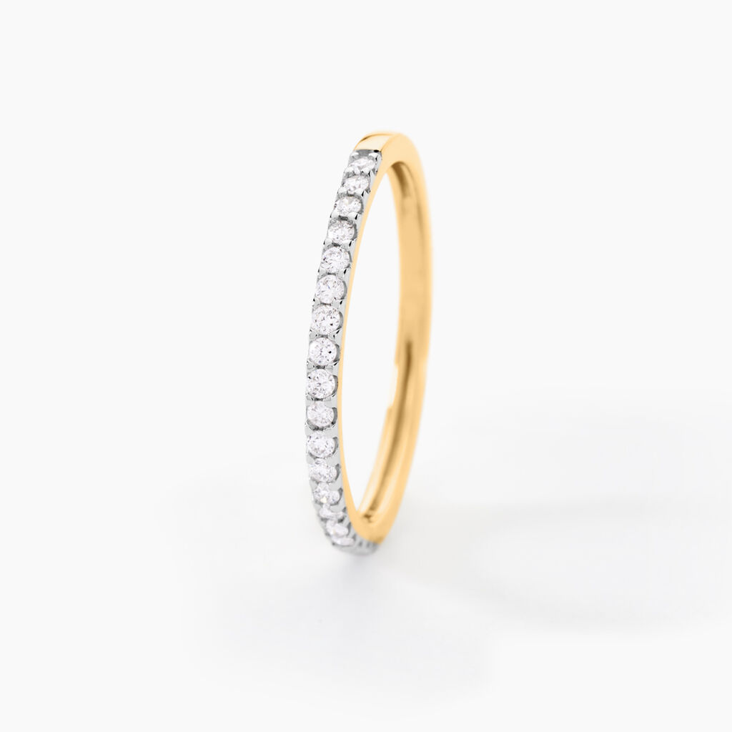 Bague Gizella Or Jaune Diamant - Alliances Femme | Histoire d’Or