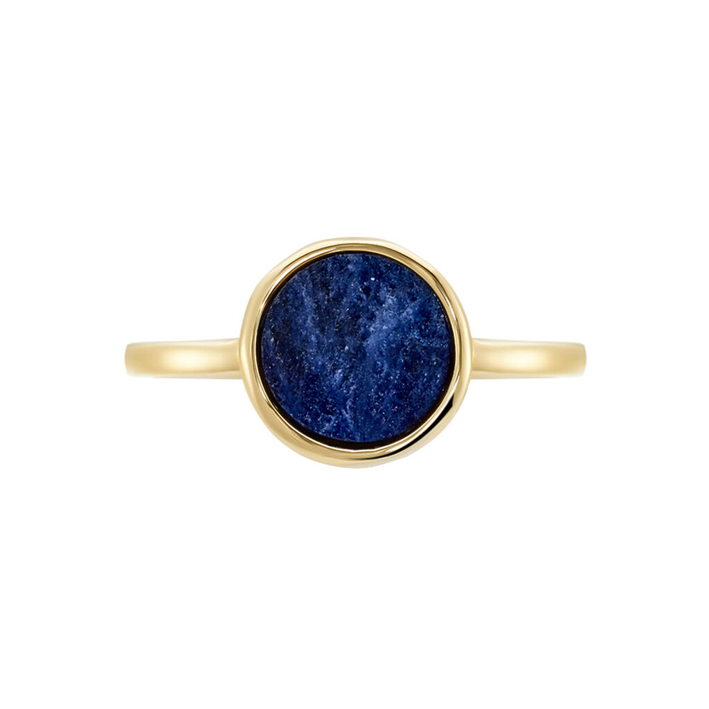 Bague Plaqué Or Neassa Sodalite - Bagues avec pierre Femme | Histoire d’Or