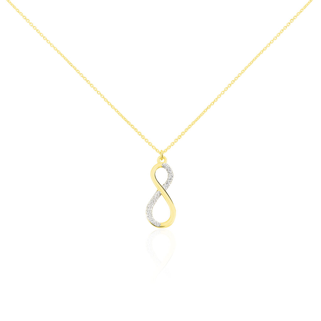 Collier Or Jaune  Veronique - Colliers Infini Femme | Histoire d’Or