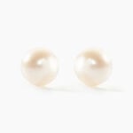 Boucles D'oreilles Puces Suki Or Jaune Perle De Culture - Clous d'oreilles Femme | Histoire d&rsquo;Or