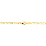 Collier Capucin Or Jaune Maille Marine Plate - Chaines Homme | Histoire d&rsquo;Or