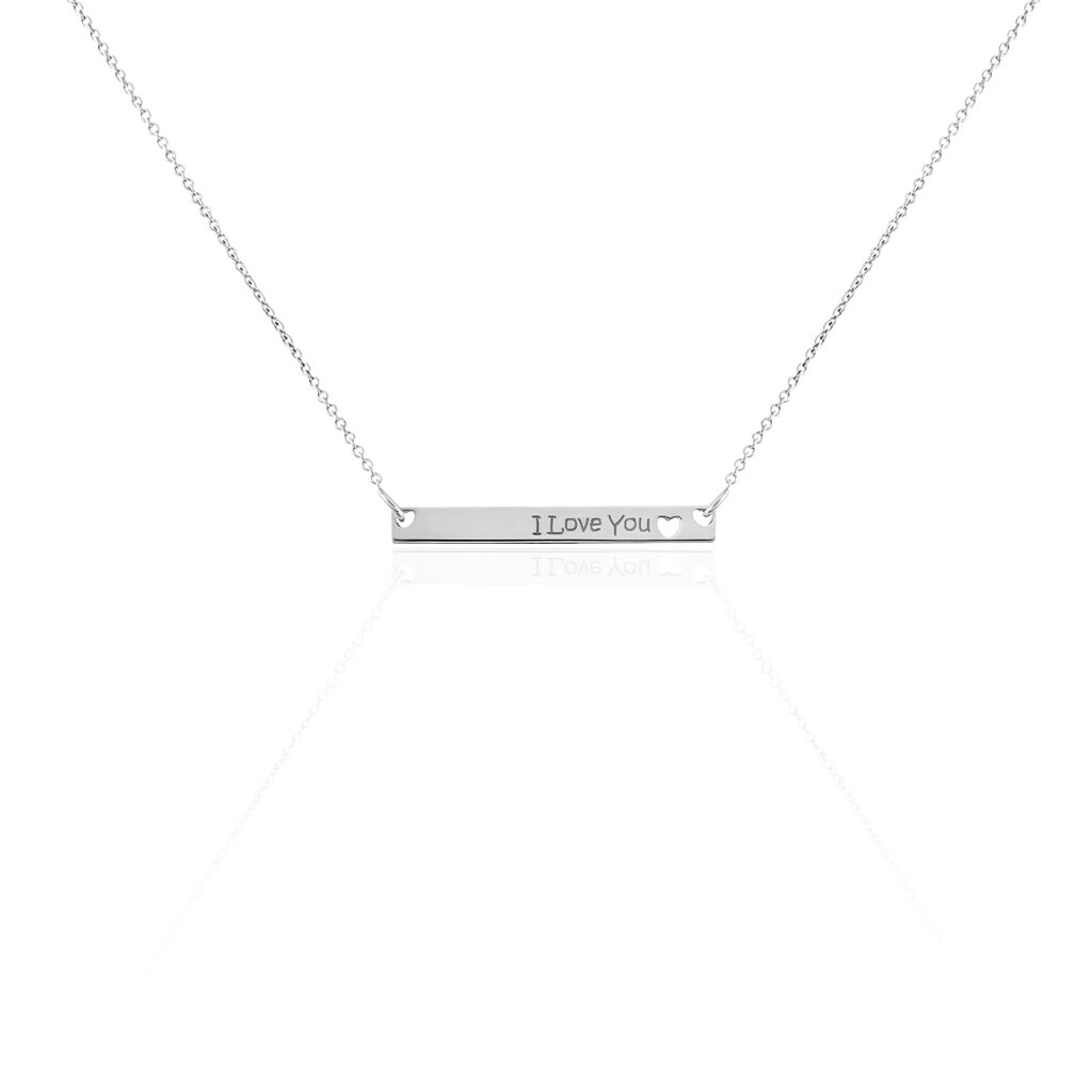 Collier Kamile Argent Blanc - Colliers fantaisie Femme | Histoire d&rsquo;Or