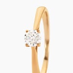 Bague Solitaire Aphrodite Or Jaune Diamant - Bagues solitaires Femme | Histoire d&rsquo;Or