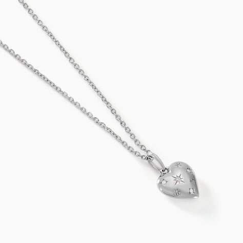 Collier Ocean Argent Blanc Oxyde De Zirconium - Colliers fantaisie Femme | Histoire d’Or