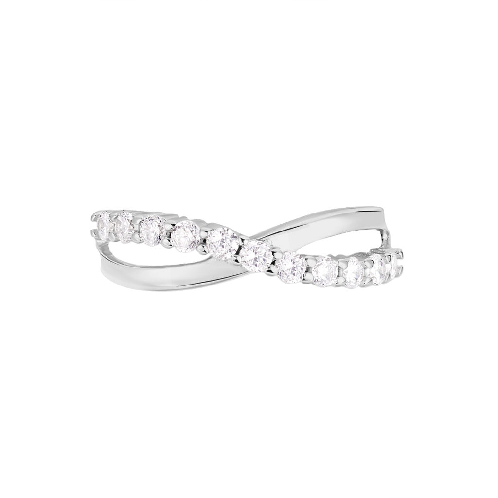 Bague Elorie Argent Oxyde De Zirconium - Bagues avec pierre Femme | Histoire d’Or
