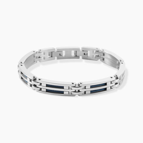Bracelet Jourdan Priam Acier Argenté - Nouveautés bijoux Homme | Histoire d’Or