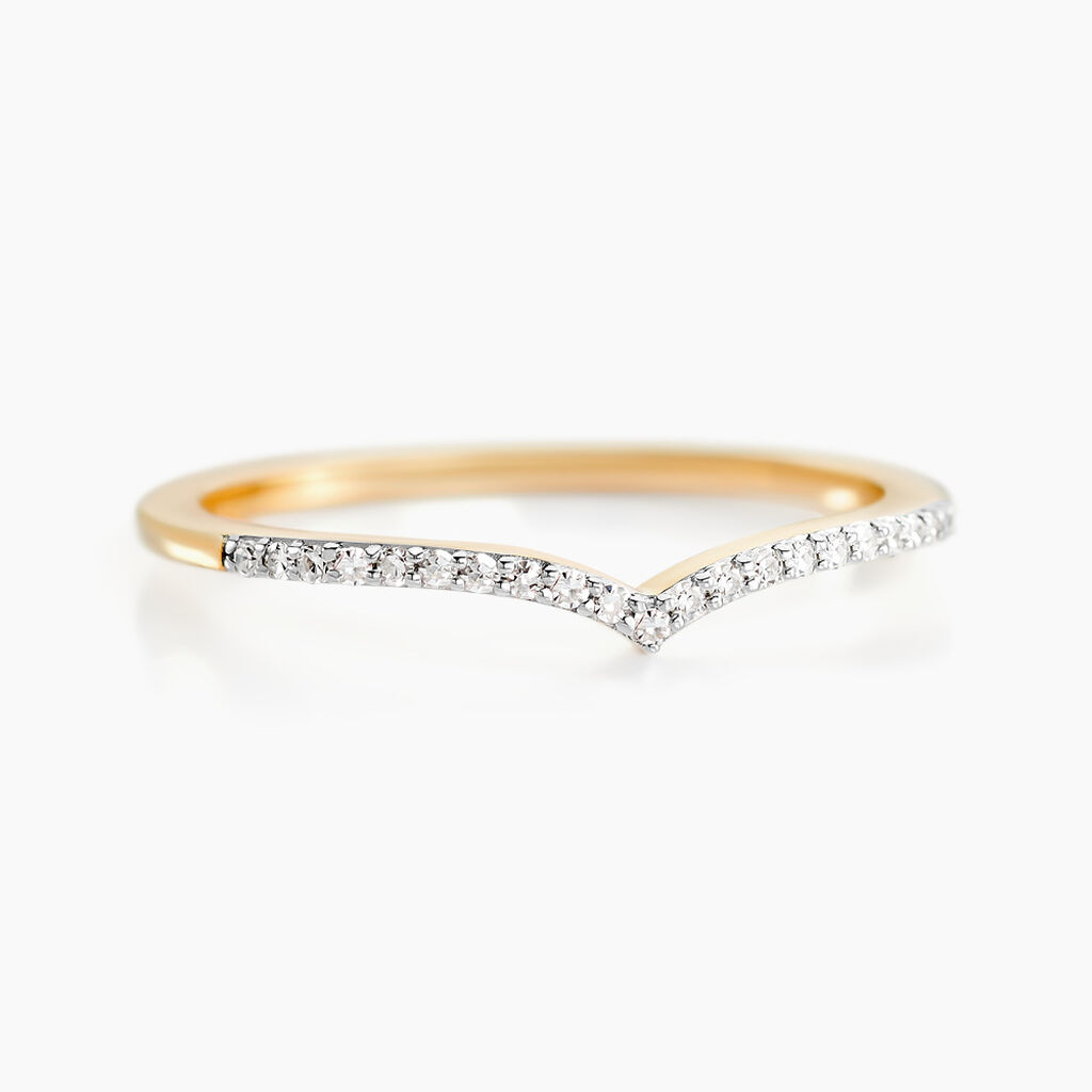 Alliance Les Inseparables Or Jaune Diamant - Alliances Femme | Histoire d’Or