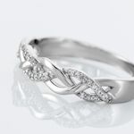 Bague Argent Blanc Cyriaca Oxydes De Zirconium - Bagues avec pierre Femme | Histoire d&rsquo;Or