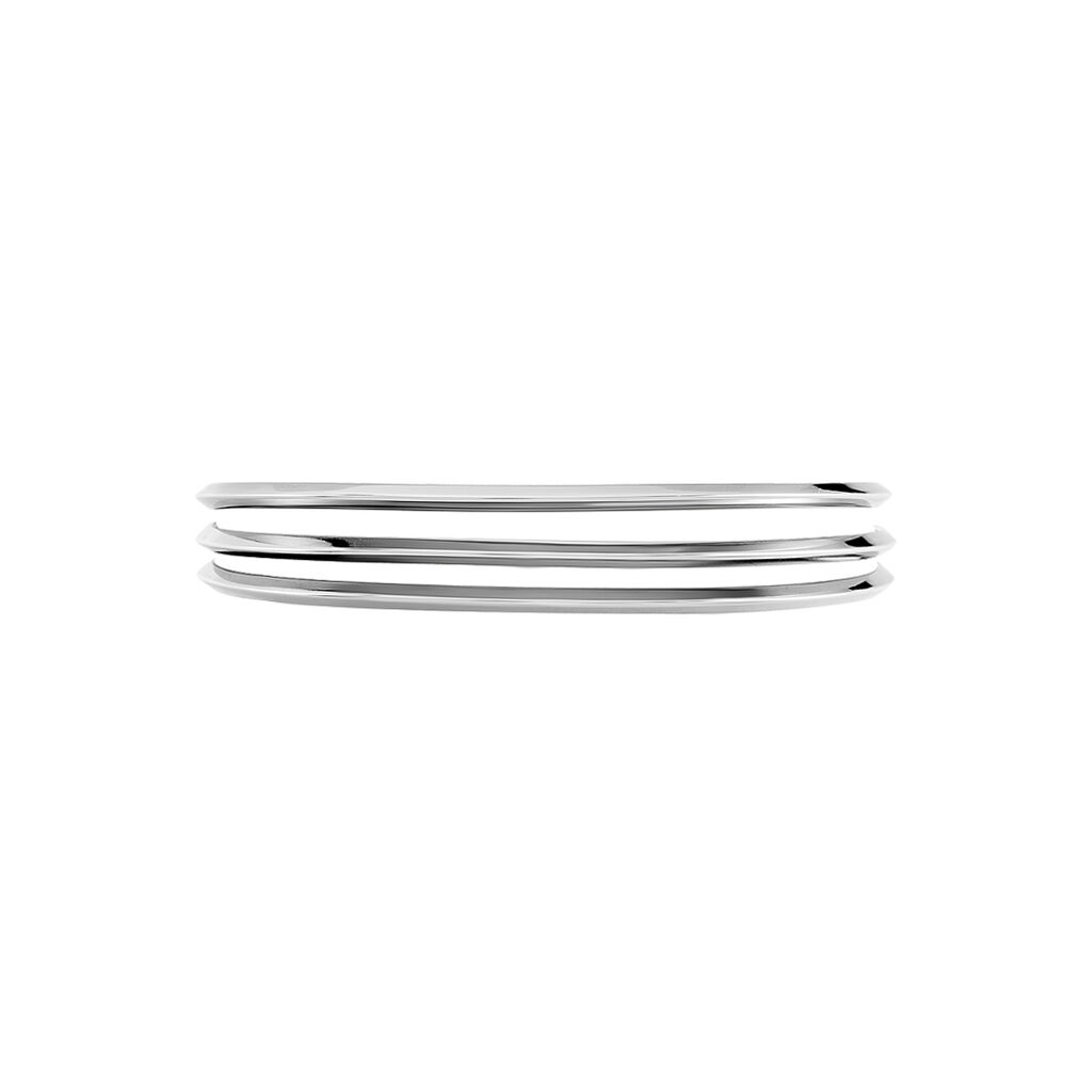 Bracelet Jonc Aglae Acier Blanc - Bracelets fantaisie Femme | Histoire d’Or