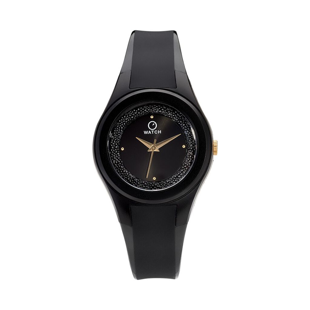 Montre O Watch Fluffy Noir