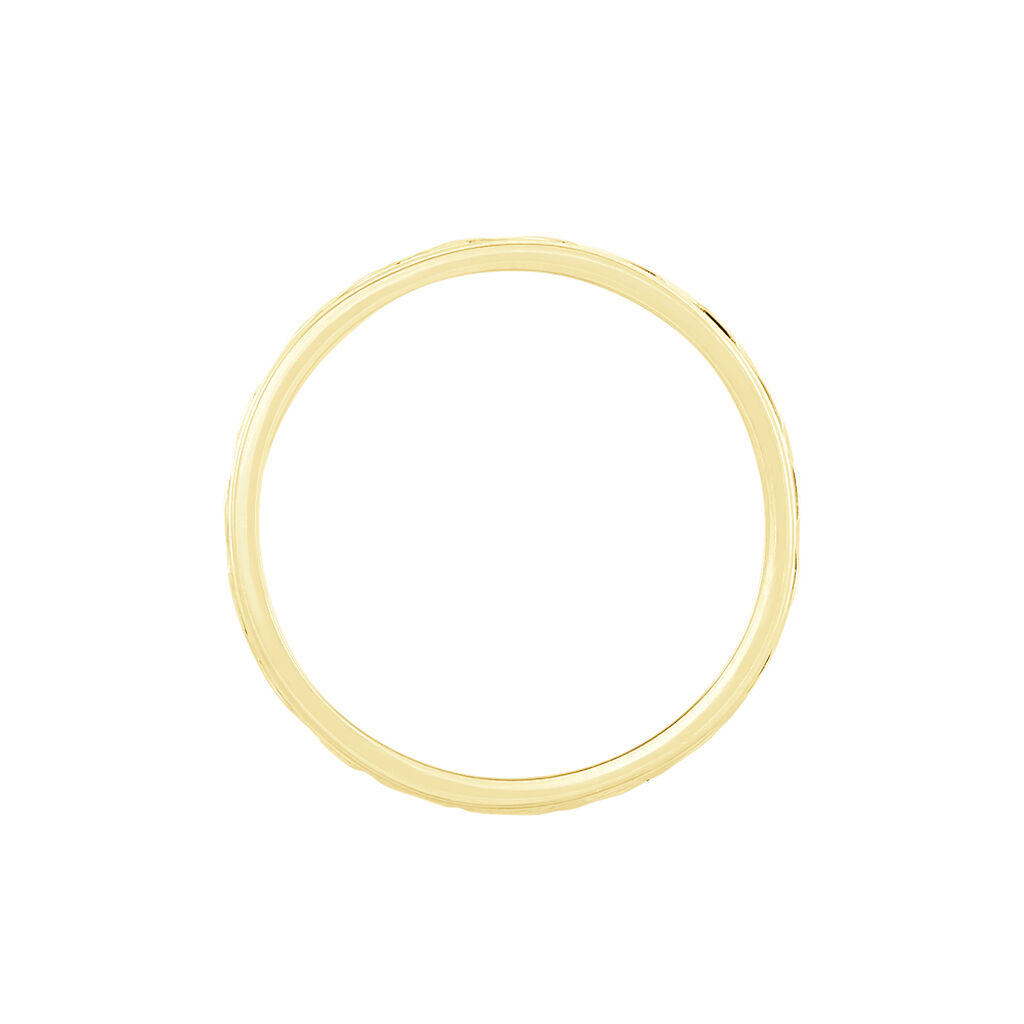 Alliance Mano Ruban Plat Or Bicolore - Alliances Famille | Histoire d’Or