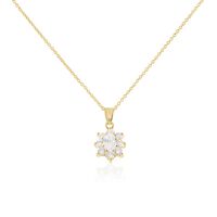 Collier Lisea Plaqué Or Oxydes De Zirconium