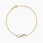 Bracelet Lyana Argent Dor&eacute; A L'Or 750/1000 - F&ecirc;te des m&egrave;res Femme | Histoire d&rsquo;Or