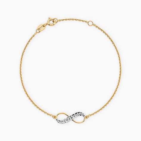 Bracelet Lyana Argent Dor&eacute; A L'Or 750/1000 - F&ecirc;te des m&egrave;res Femme | Histoire d&rsquo;Or