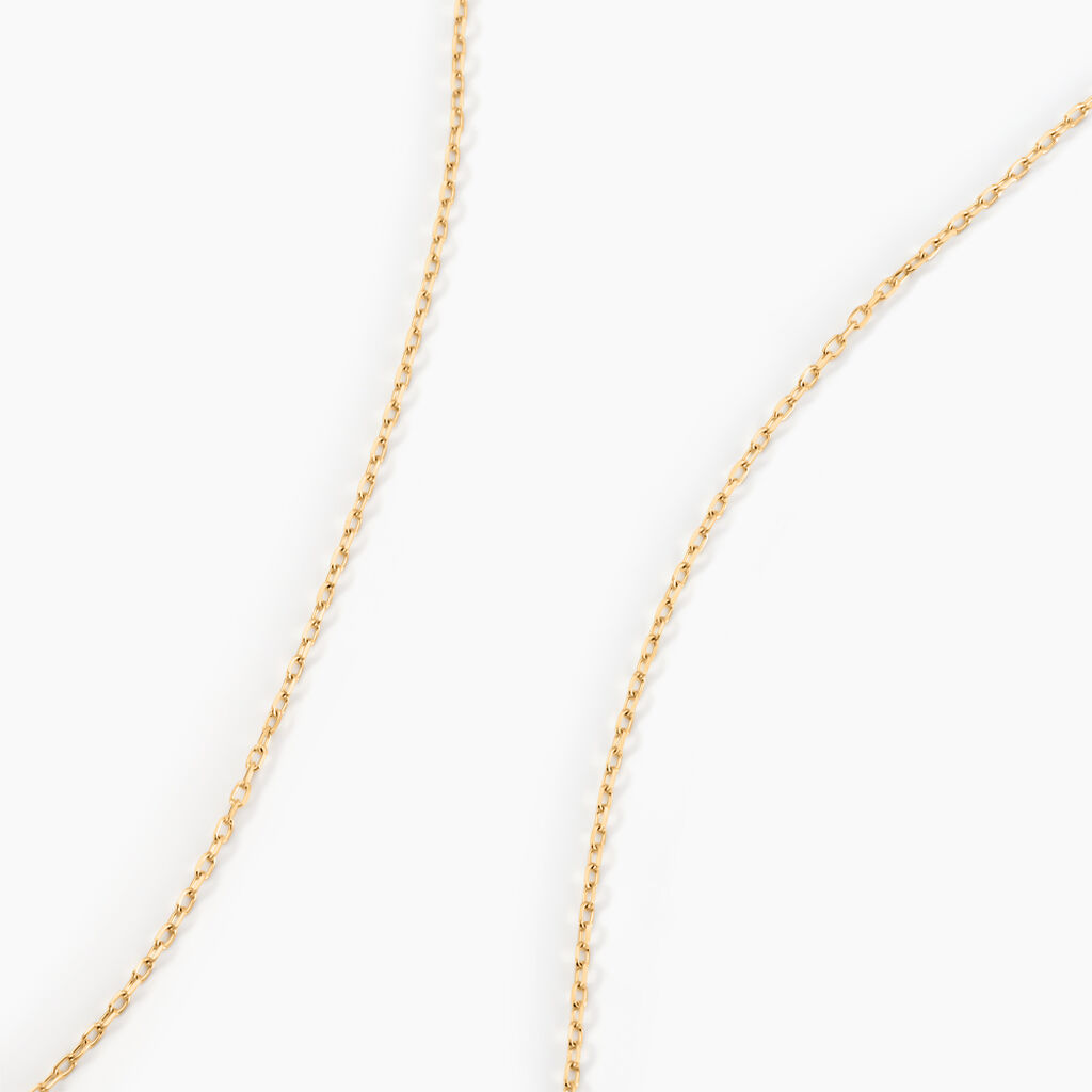 Cha&icirc;ne Igoa Maille For&ccedil;at Diamantee Or Jaune - Chaines Femme | Histoire d&rsquo;Or