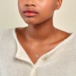 Collier Pear C Or Jaune Diamant - Colliers Femme | Histoire d&rsquo;Or