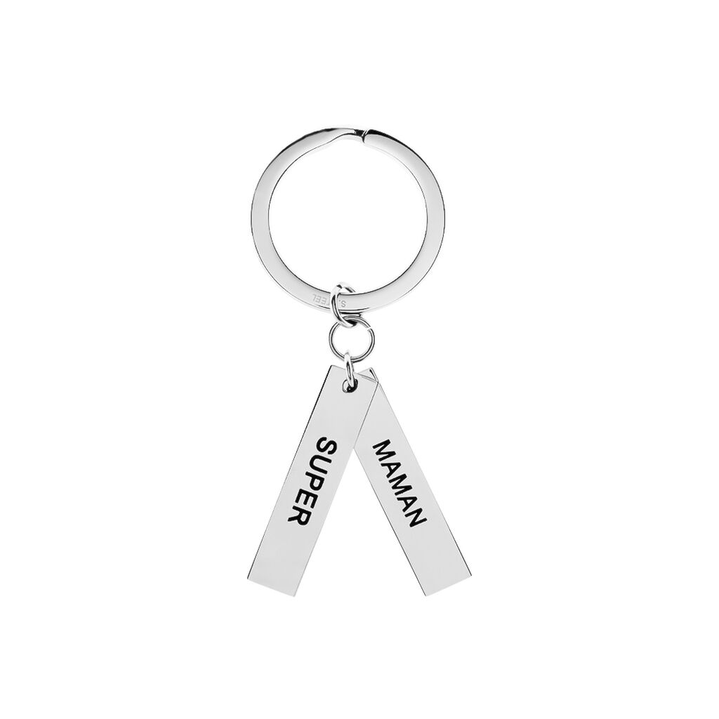 Porte Clefs Galmiere Acier Blanc - Autres bijoux Femme | Histoire d’Or