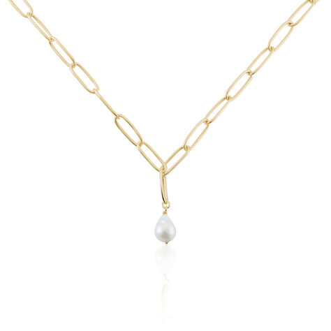 Collier Soalie Plaqué Or Jaune Perle D'imitation - Colliers Femme | Histoire d’Or