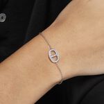 Bracelet Argent Blanc Caprina Oxydes De Zirconium - Bracelets Femme | Histoire d&rsquo;Or