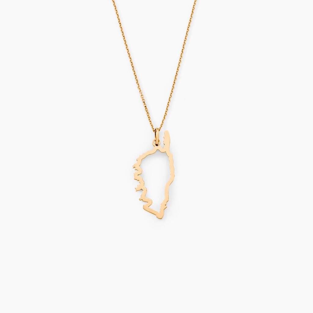 Pendentif Corsica Or Jaune - Pendentifs Famille | Histoire d&rsquo;Or