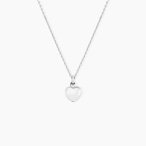 Collier Barbara Argent Blanc - Colliers fantaisie Femme | Histoire d&rsquo;Or