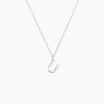 Pendentif Ionia Lettre Or Blanc - Pendentifs Famille | Histoire d&rsquo;Or