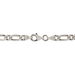 Bracelet Ceylan Maille Alternee 1/1 Noircie Argent Blanc - Bracelets chaîne Homme | Histoire d’Or