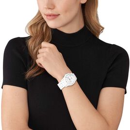 Montre Michael Kors Fossil Runway Blanc - Montres Homme | Histoire d’Or