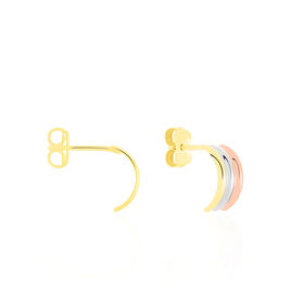 Créoles Igora Or Tricolore - Boucles d'oreilles créoles Femme | Histoire d’Or