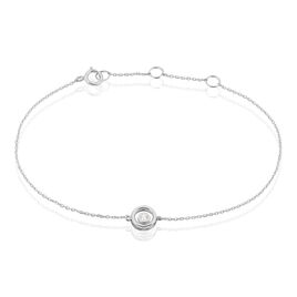Bracelet Fidelia Or Blanc Diamant - Bracelets Femme | Histoire d’Or