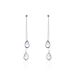 Boucles D'oreilles Pendantes Djime Or Blanc Amethyste - Boucles d'oreilles pendantes Femme | Histoire d’Or