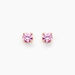 Boucles D'oreilles Puces Rio Argent Rose Oxyde - Boucles d'oreilles fantaisie Femme | Histoire d’Or