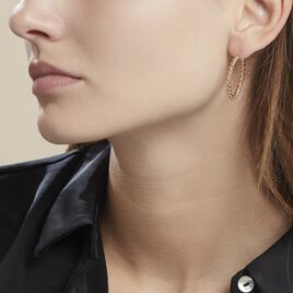 Créoles Plaqué Or Jaune Isaiah - Boucles d'oreilles créoles Femme | Histoire d’Or