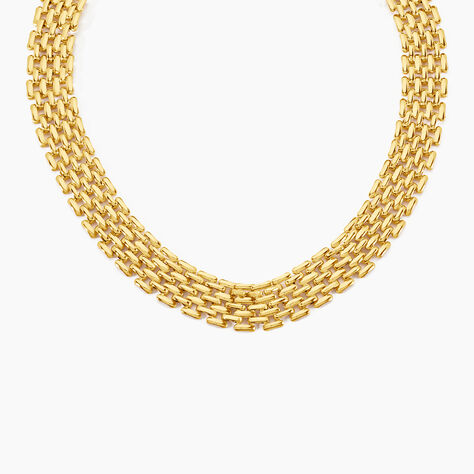 Collier Lady Code Acier Jaune - Nouveautés Femme | Histoire d’Or
