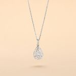 Collier Or Blanc Diamant - Sautoirs Femme | Histoire d&rsquo;Or