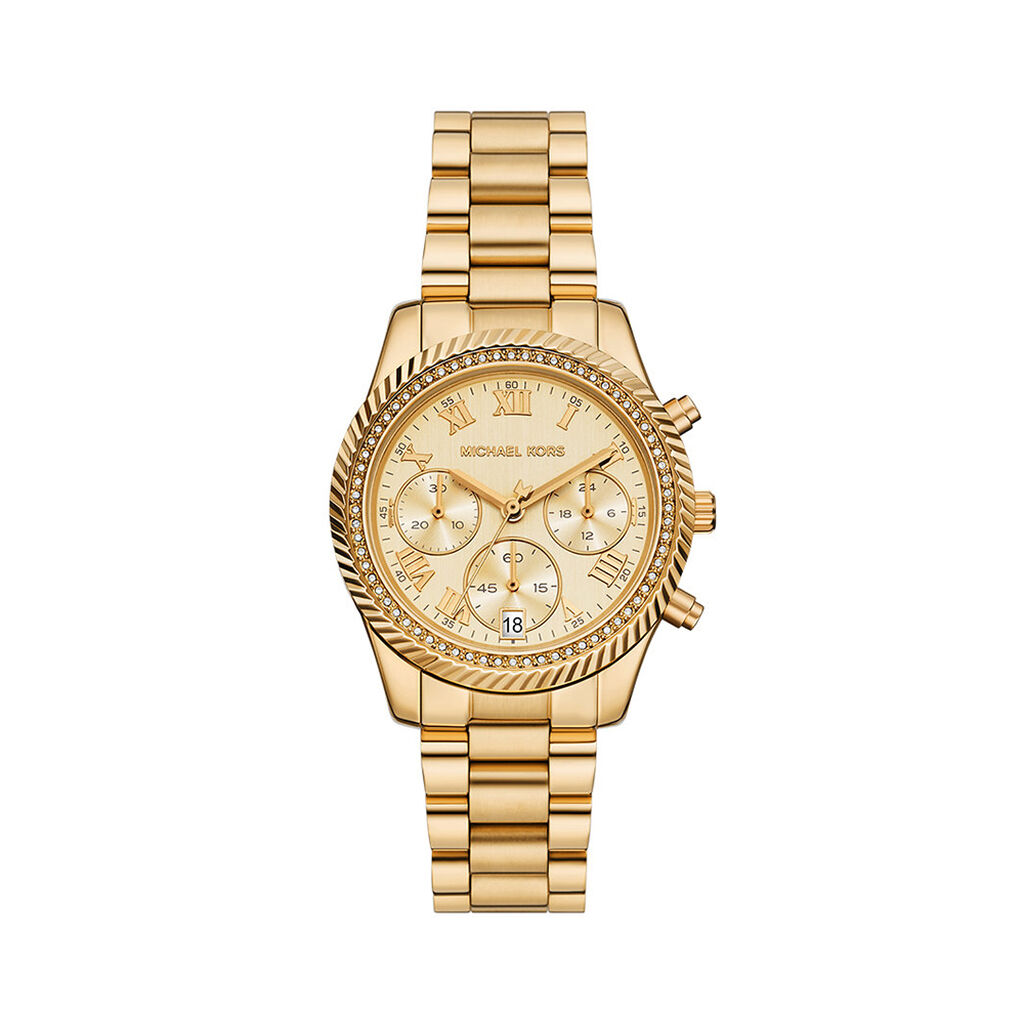 Montre Michael Kors Lexington Dor&eacute; - Montres Femme | Histoire d&rsquo;Or
