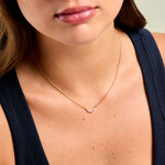 Collier Sparkle Argent Dor&eacute; A L'Or 750/1000 Oxyde De Zirconium - Colliers Femme | Histoire d&rsquo;Or