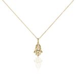 Collier Plaqu&eacute; Or Stijn Oxyde De Zirconium - Colliers fantaisie Femme | Histoire d&rsquo;Or