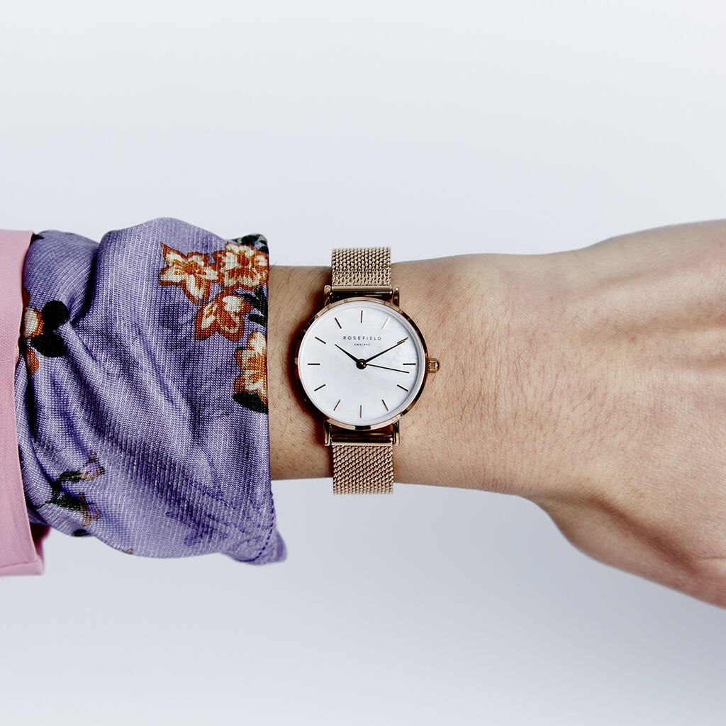 Montre Rosefield The Small Edit Blanc - Montres Femme | Histoire d’Or