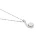 Collier Vrille Accompagnee Or Blanc Diamant - Colliers Femme | Histoire d’Or