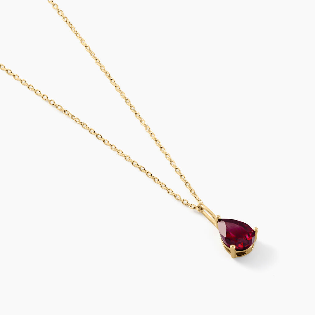 Collier Rhodolite Fever Or Jaune Rhodolite - Colliers Femme | Histoire d’Or