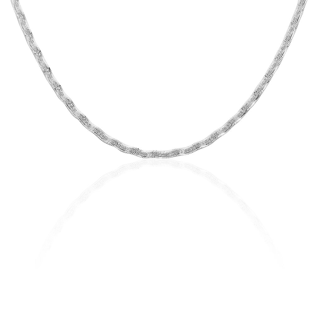 Collier Leonte Argent Blanc - Chaines Femme | Histoire d’Or