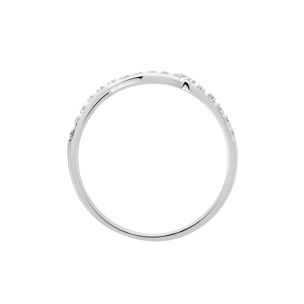 Bague Osanna Or Blanc Diamants - Bagues avec pierre Femme | Histoire d’Or