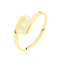 Bague Trilogie Or Jaune Diamant